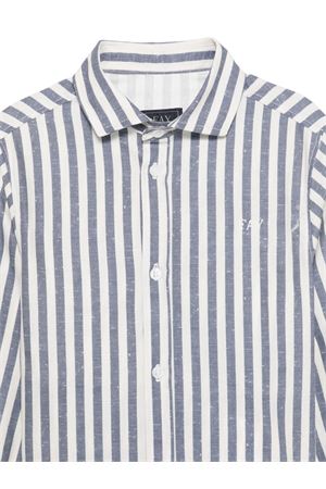 camicia a righe a maniche lunghe FAY KIDS | FY5P30Z3691101BL
